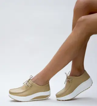 Pantofi Casual Roly Bej imagine
