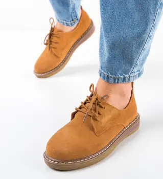 Pantofi Casual Romena Camel imagine