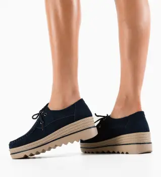 Pantofi Casual Sagrio Bleumarin imagine