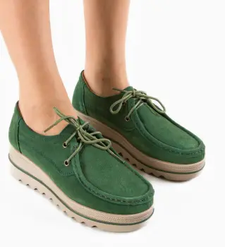 Pantofi Casual Sagrio Verzi imagine