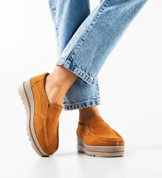 Pantofi Casual Smirno Camel imagine