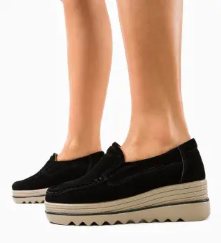 Pantofi Casual Smirno Negri imagine