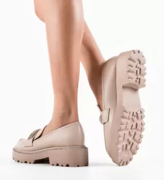 Pantofi Casual Smith Bej imagine