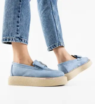 Pantofi Casual Sofia Albastri imagine