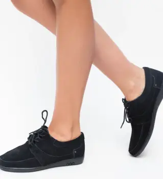 Pantofi Casual Solio Negri imagine