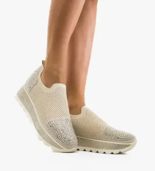 Pantofi Casual Sportif Bej imagine