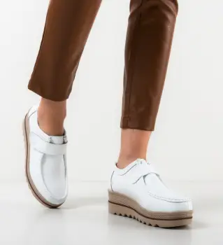 Pantofi Casual Straif Albi imagine