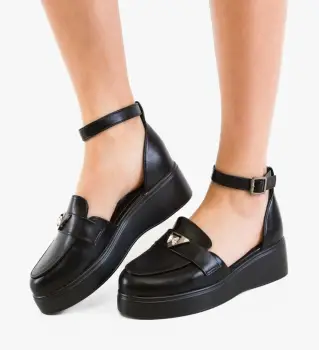 Pantofi casual Terfly Negri imagine