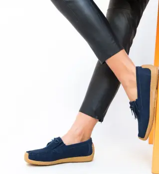 Pantofi Casual Termeio Bleu imagine