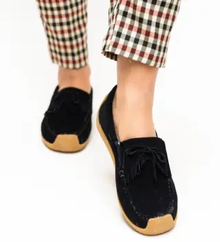 Pantofi Casual Termeio Negri imagine