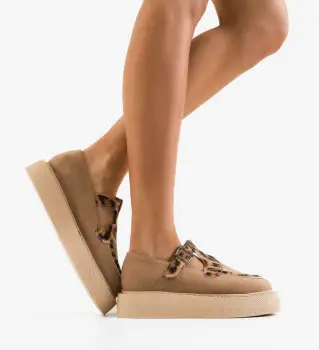 Pantofi Casual Teylar Bej imagine