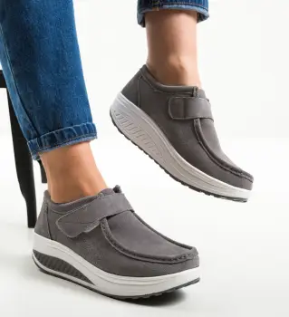 Pantofi Casual Tinna Gri imagine