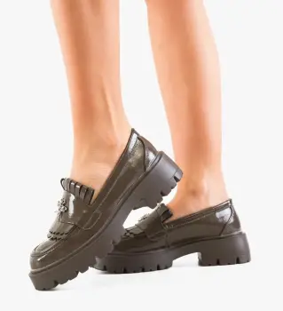 Pantofi Casual Trevy Khaki imagine