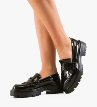 Pantofi Casual Trevy Negri imagine