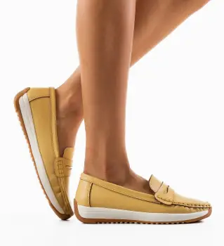 Pantofi Casual Uyteu Galbeni imagine