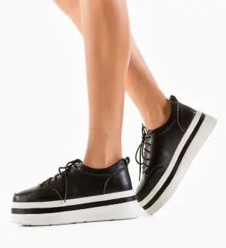 Pantofi Casual Varlas Negri imagine