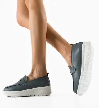 Pantofi Casual Vefra Gri imagine