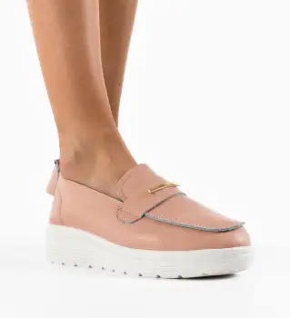 Pantofi Casual Vefra Roz imagine