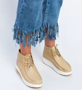 Pantofi Casual Vinto Bej imagine