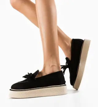 Pantofi Casual Vredy Negri imagine