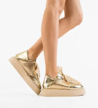 Pantofi Casual Vynn Aurii imagine