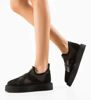 Pantofi Casual Windee Negri imagine