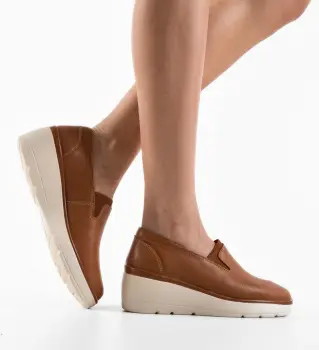 Pantofi Casual Yanam Camel imagine