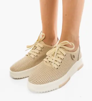 Pantofi Casual Ygrysha Bej imagine