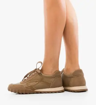 Pantofi Casual Ynun Khaki imagine