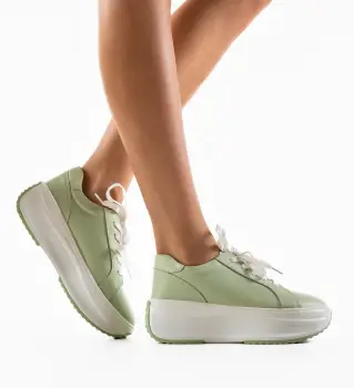 Pantofi Casual Yrna Verzi imagine