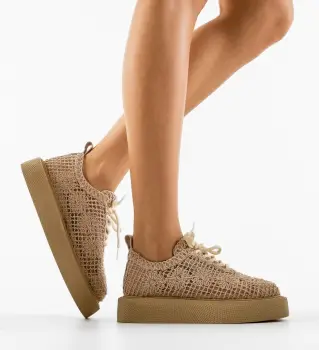 Pantofi Casual Ystory Bej imagine