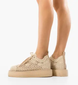 Pantofi Casual Ystory Bej imagine