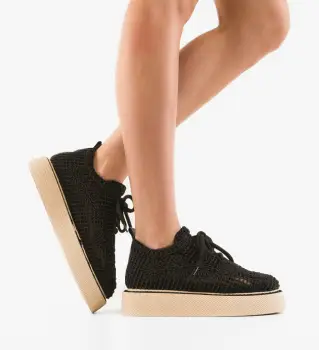 Pantofi Casual Ystory Negri 3 imagine