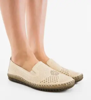 Pantofi Casual Zakrey Bej imagine