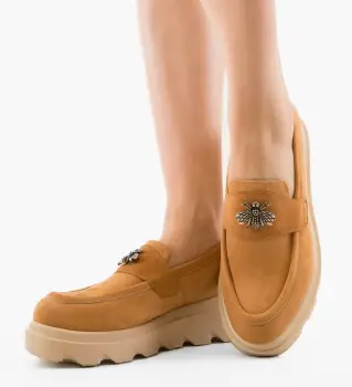 Pantofi Casual Ziete Bej imagine