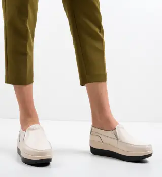 Pantofi Casul Freeman Bej imagine