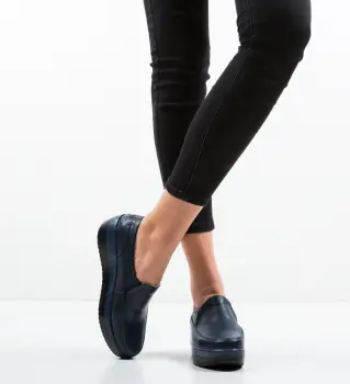 Pantofi Casul Freeman Bleumarin imagine