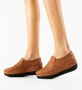 Pantofi Casul Freeman Camel imagine