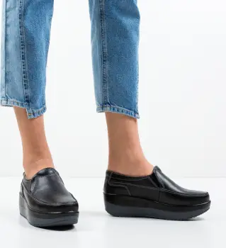 Pantofi Casul Freeman Negri imagine