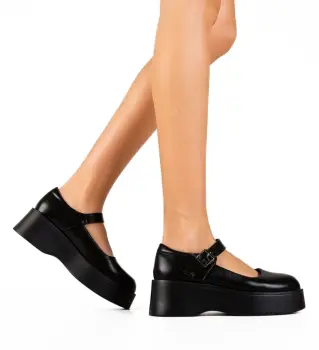 Pantofi casusal Madylu Negri imagine