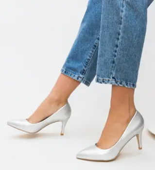 Pantofi Cheloo Argintii imagine