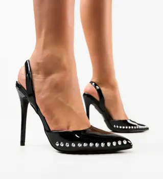 Pantofi cu toc Alberta Negri imagine