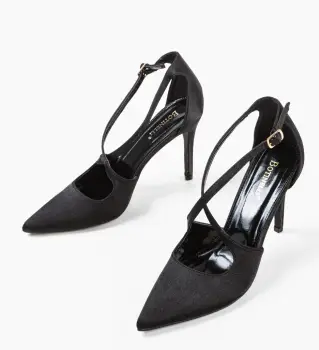Pantofi cu toc Allow Negri imagine