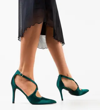 Pantofi cu toc Allow Verzi imagine