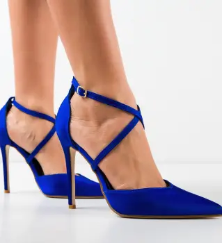 Pantofi cu toc Arpat Albastri imagine