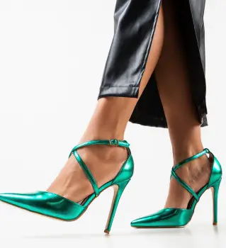 Pantofi cu toc Arpat Verzi imagine