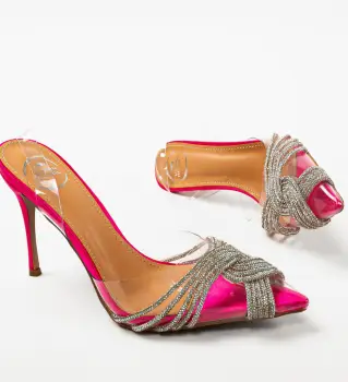 Pantofi cu toc Baly Fuchsia imagine