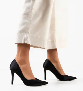 Pantofi cu toc Blada Negri imagine