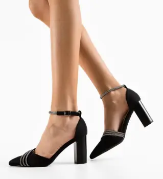 Pantofi cu toc Congo Negri imagine