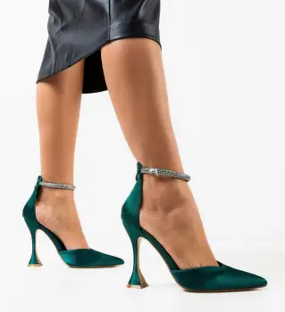Pantofi cu toc Ellya Verzi imagine